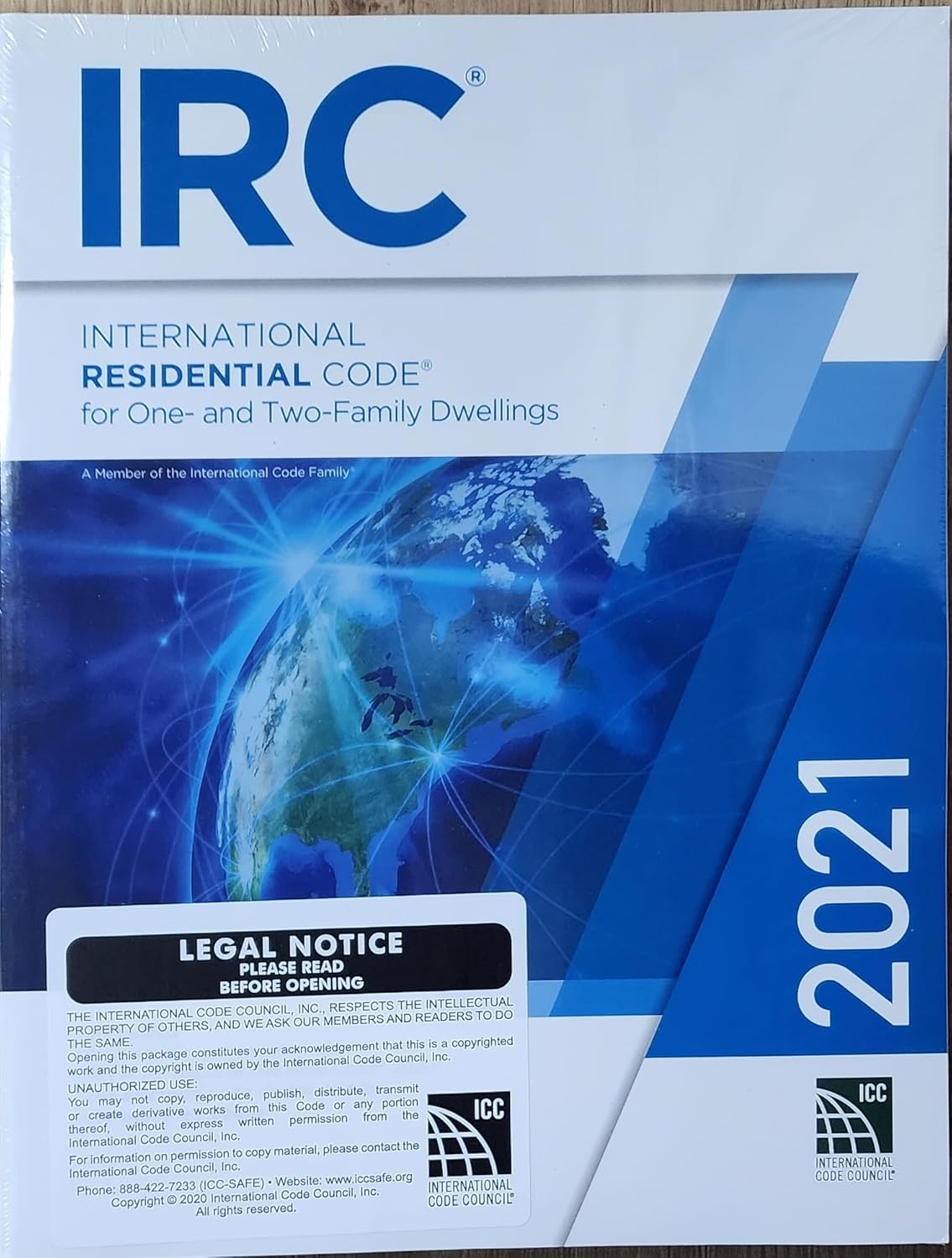 2021 International Residential Code for One-and Two-family Dwellings (A Member of the International Code Family) Includes Residential Requirements - 1st edition Paperback