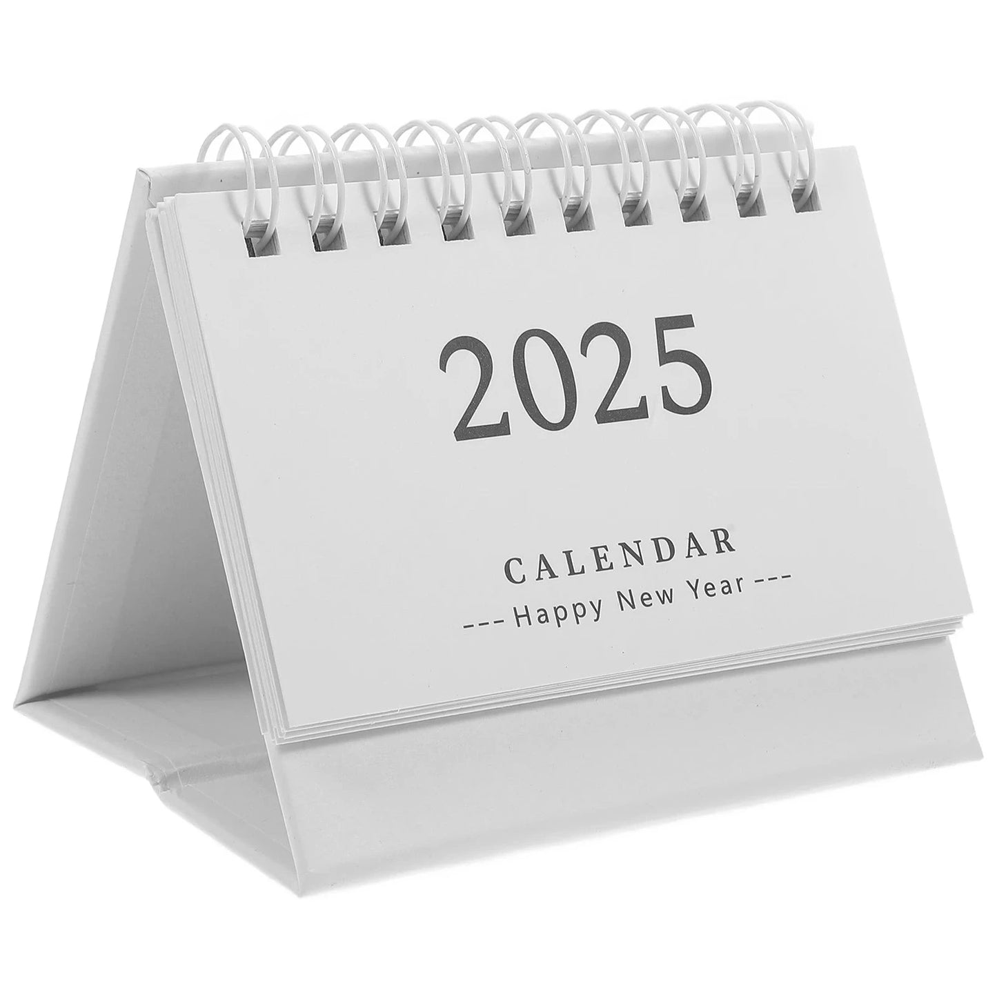 2025 Desktop Calendar Simple Notepad Daily Use Standing Calendar Household Calendar Decorative Monthly Calendar Home Supply Foxnovo Desk Accessories & Organizer Store