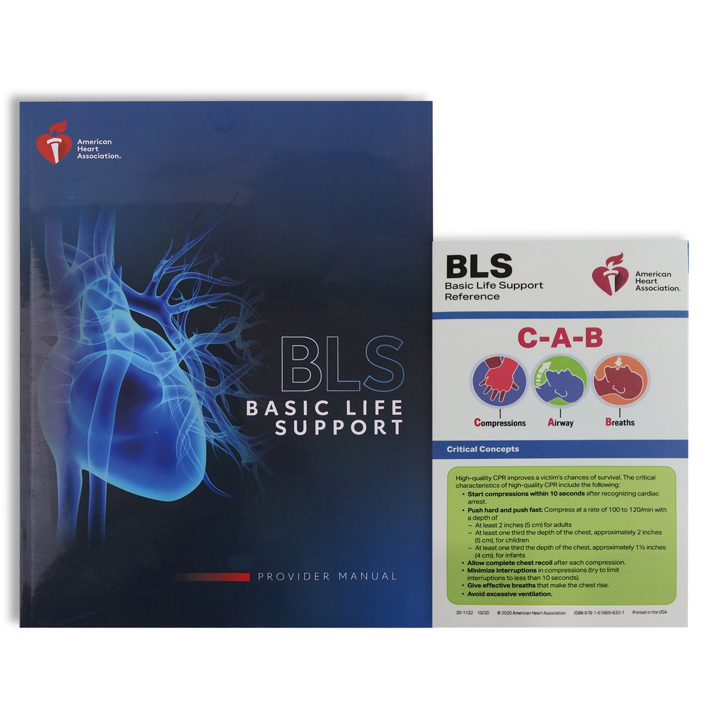 (BLS) -2020 Basic Life Support Provider Manual American Heart Association [Paperback]