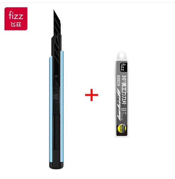 Fizz Aluminum Alloy Utility Knife Gold knife Metal Blade Self-Locking design Sharp Angle With Fracture Knife Cutter Home Office PinZan Franchise 2 Store