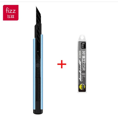 Fizz Aluminum Alloy Utility Knife Gold knife Metal Blade Self-Locking design Sharp Angle With Fracture Knife Cutter Home Office PinZan Franchise 2 Store