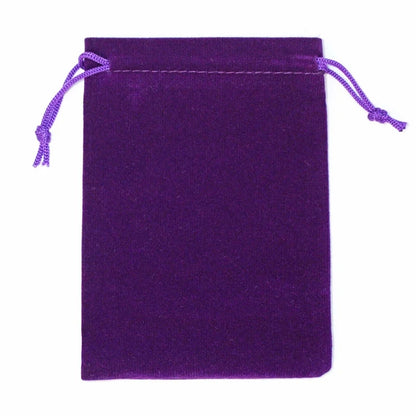 50Pcs/lot 5x7cm 7x9cm 8x10cm 9x12cm Coloful Velvet bag Jewelry Packing Velvet Drawstring Pouches Gift Bags Can customized Dian Mei Jewelry Display And Packaging Store