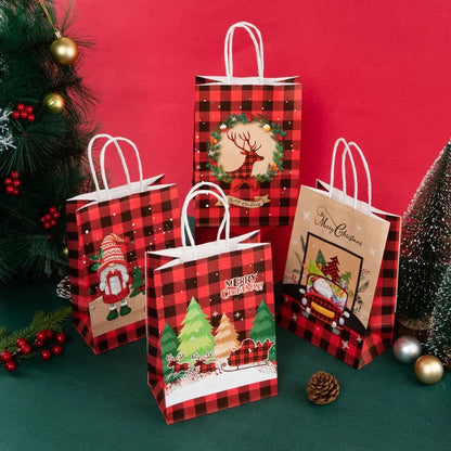 StoBag, Christmas Gift Bags, for kids party supplies, packing candy snack presents, New Year Decor, Reusable non woven, 12/30pcs StoBag Gift Wrap Bag Wholesale Store