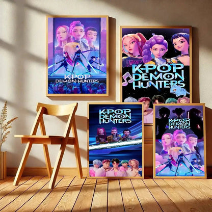 Movie KPop Demon Hunters Anime Posters Sticky HD Quality Poster Wall Art Painting Study Wall Decor Shop1105062162 Store