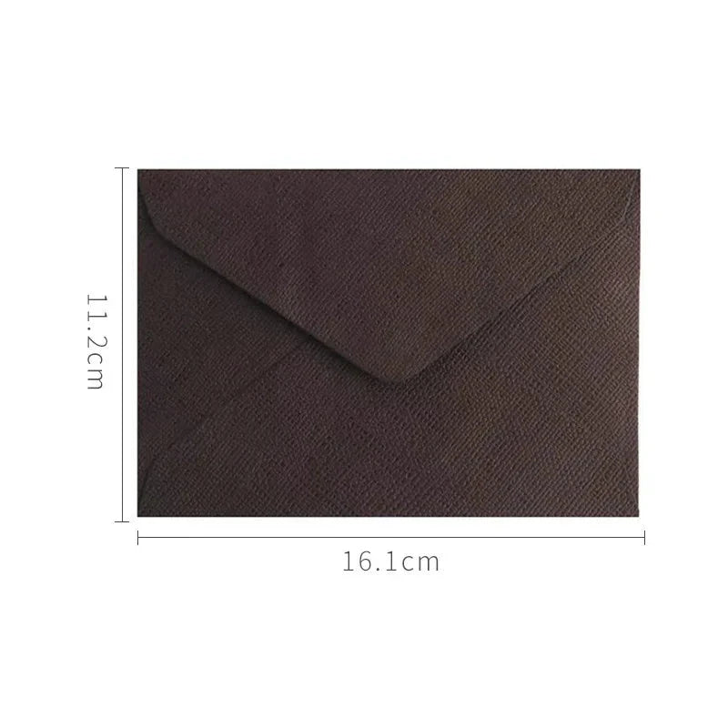 5/10pcs Vintage Linen Envelopes DIY Postcard Wedding Invitation Card Cover Gift Wrap Envelopes Korean Stationery Office Supplies Hotluck Stationery Store