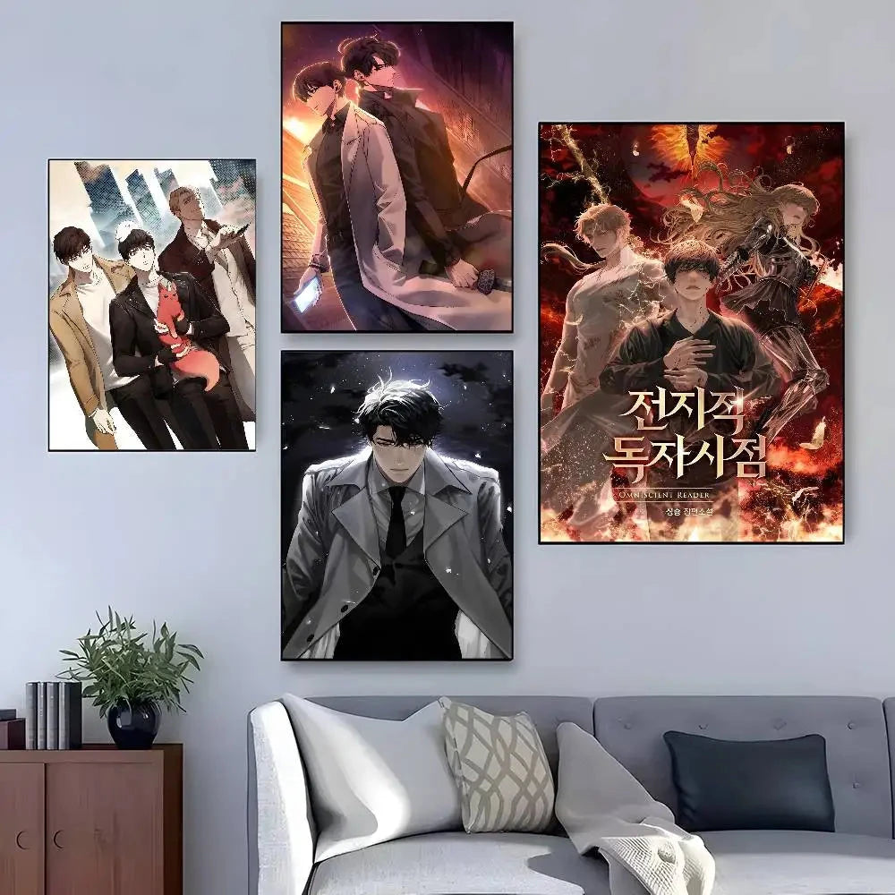 Omniscient R-Reader V-Viewpoint orv Poster Home decor HD sticky wall waterproof home living room bedroom bar decoration YSQ Gift 04 Store