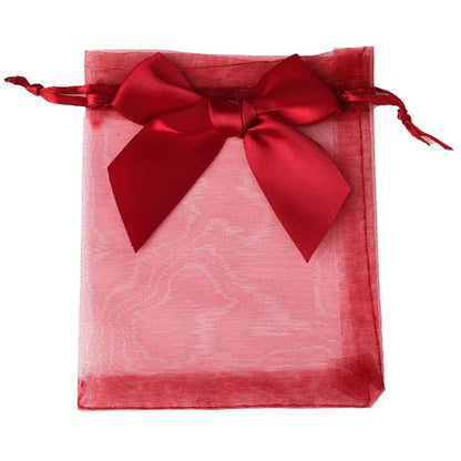 10/20/50pcs/lot New Organza Gift Bag Bowknot Christmas Party Wedding Candy Bags Exquisite Jewelry Packing Drawstring Pouch Organzabag Store Store