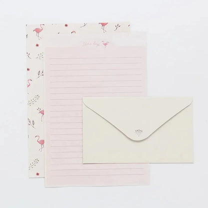 9pcs Cute Envelopes Set Kawaii Letter Pads DIY Postcard Wedding Invitation Card Paper Cover Korean Stationery Office Supplies Sun4rising Stationery Store