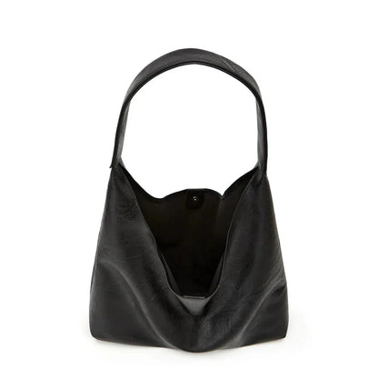 [Bag Sets] New Tote bag 100 hand bill of lading shoulder women's bag retro simple large bag Tote bag rilibegan Official Store