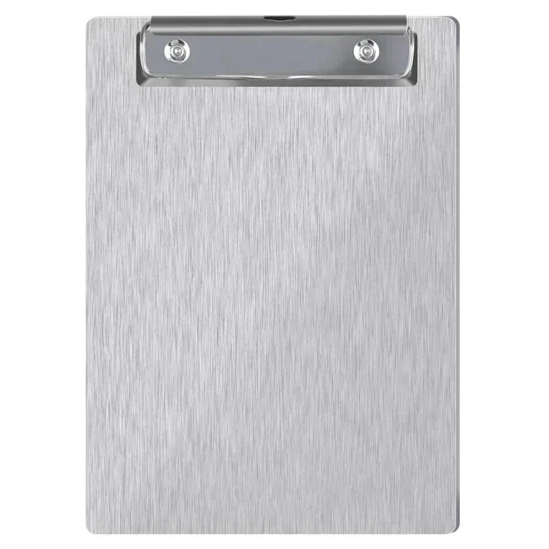 Clip Board Stainless Steel Writing Pad Folder Paper Office Supplies Organizer Clipboard Storage Box Document Pad Paper Holder Shop1103467202 Store