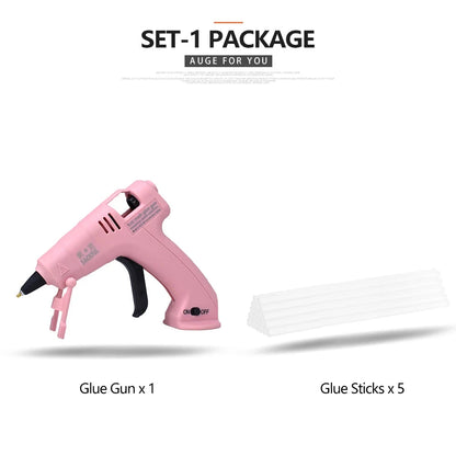 Cordless Hot Melt Glue Gun Child Hand Crafts Home DIY Repair Use 7mm Glue Stick Wireless Glue Gun 3.6V 2000mAh 60 min use time LM Tools Store