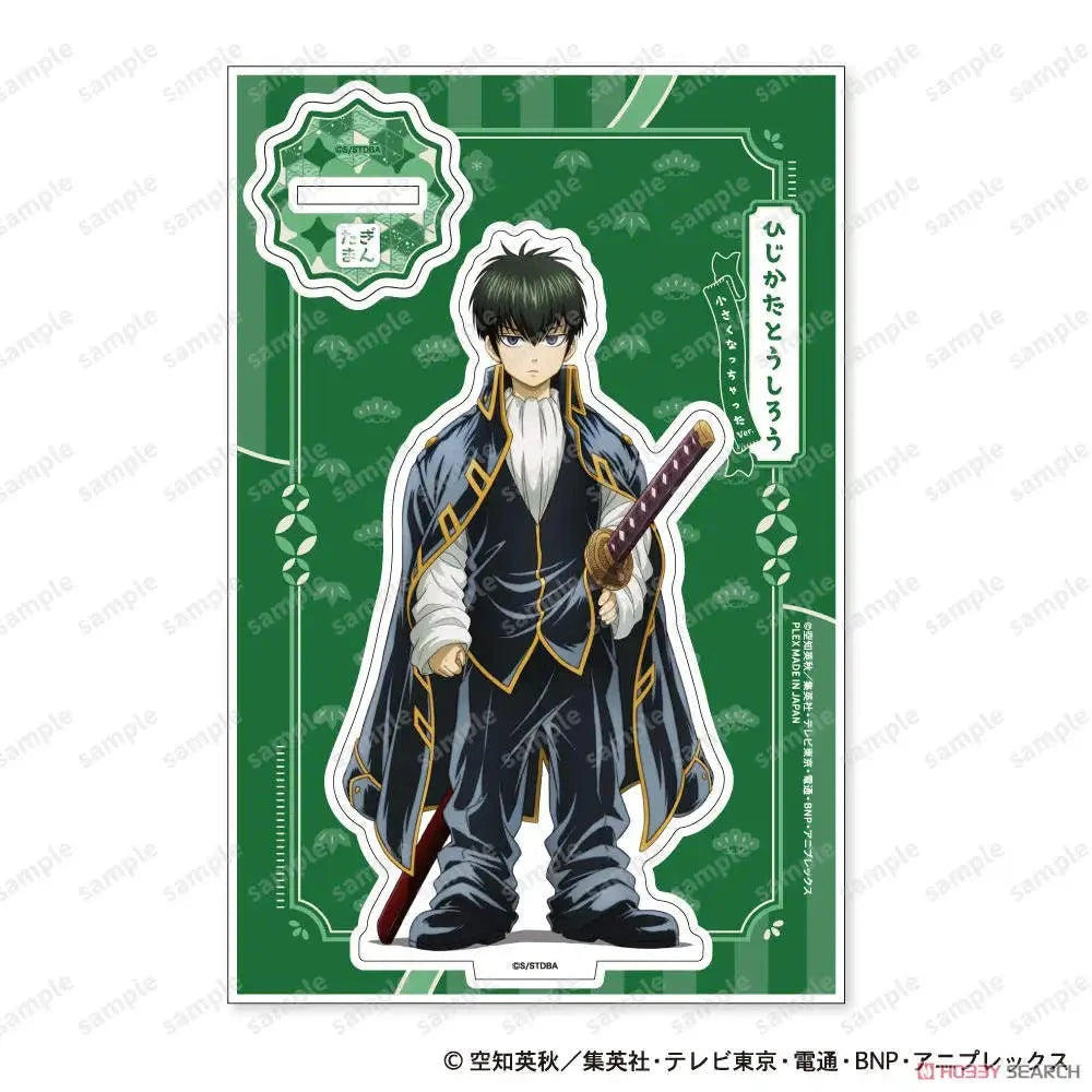 New Japan Anime Gintama Acrylic Stand Model Figure Cosplay Plate Holder Topper Birthday Fans Christmas Desk Decor Plate Gift Time After Time Store