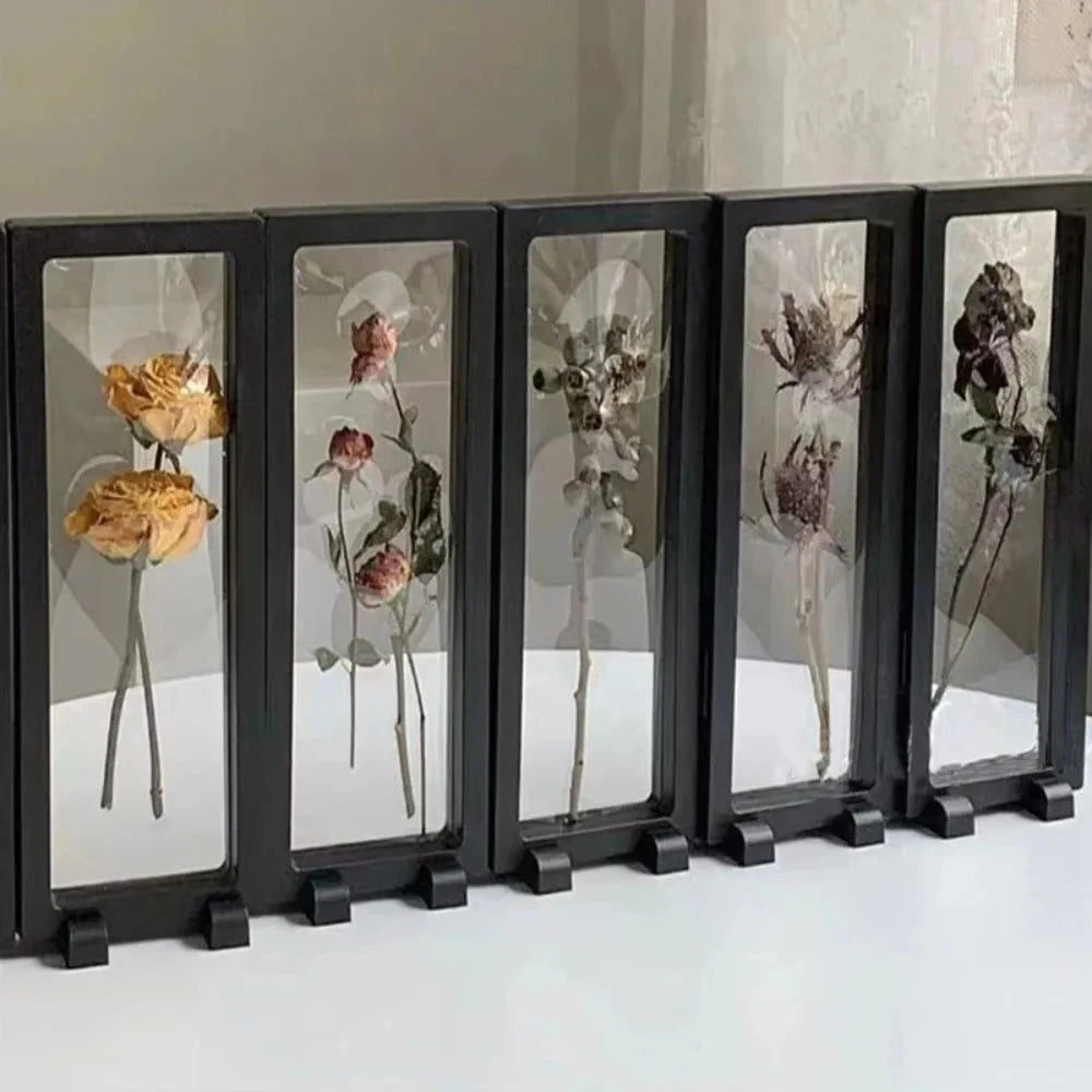Transparent Dried Flower Display Picture Frame Dried Flower Frame Storage Box Bracelet Jewelry Storage Case Home Decoration TOY WHOSALE Store