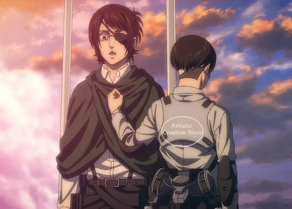 Attack on Titan  Canvas Art Poster  Anime Wall Decor for Bedroom Game Room Shop1104113394 Store