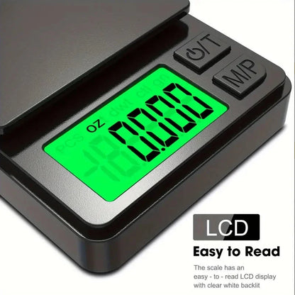 Precision Pocket Scale 1000g X 0.01g - Digital Gram Food Jewelry Ounces/Grains Scale with Backlit LCD - Mini Scale for Travel Shop1103803024 Store