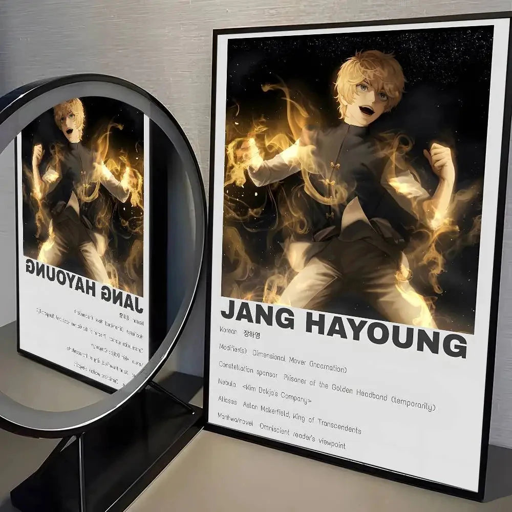 Omniscient R-Reader V-Viewpoint orv Poster Home decor HD sticky wall waterproof home living room bedroom bar decoration YSQ Gift 04 Store