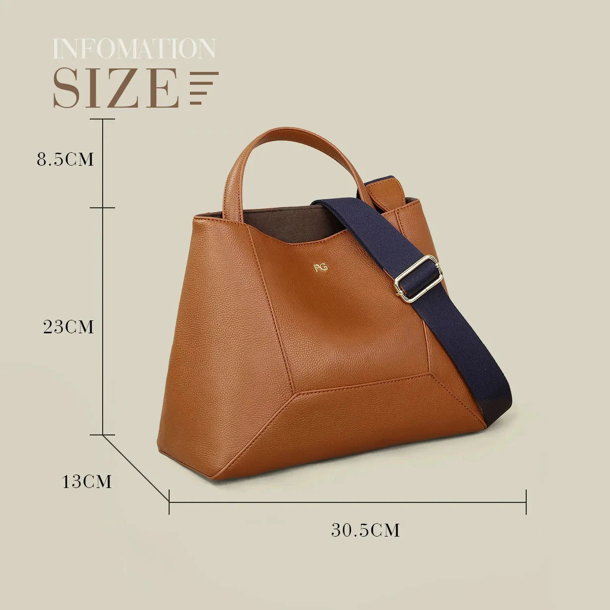 PG Luxury High Capacity Tote Bags for Women 2025 autumn and winter fashion Shoulder Bag Designer Female Casual Shopping Handbag PG PATSY GARIS Official Store
