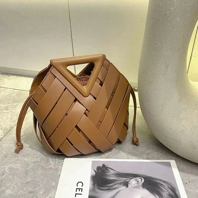 Trendy Vegan Leather Woven Tote Bag for Women Top Handle Purses and Handbags Fashionable Crossbody Shoulder Bag Tote Purses 2025 TIGZUOROIIS Evening Bag Store