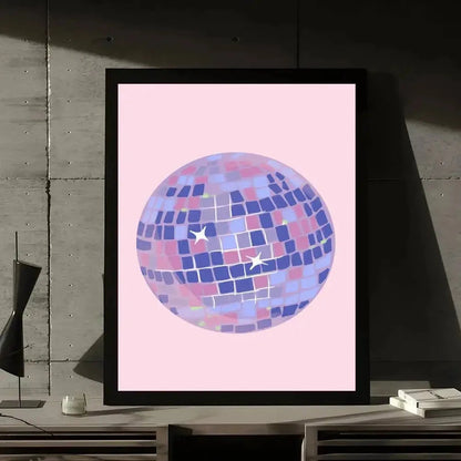 Pink Preppy Print Dopamine Wall Art Poster Gallery Prints Self Adhesive Home Decor Decoration Wall Decals Living Room Sticker Shop1105053713 Store