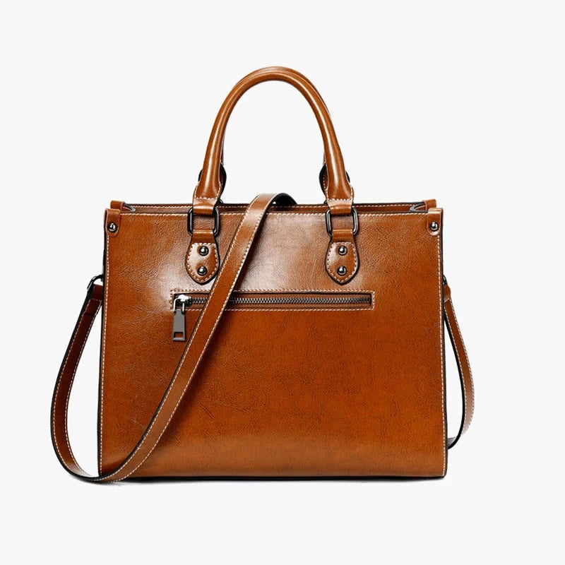 Women Handbag Cross body Shoulder Tote Bag Genuine Leather Shopping Fashion Office Female Real Cowhide Messenger Top Handle Bags BINLILAI Store