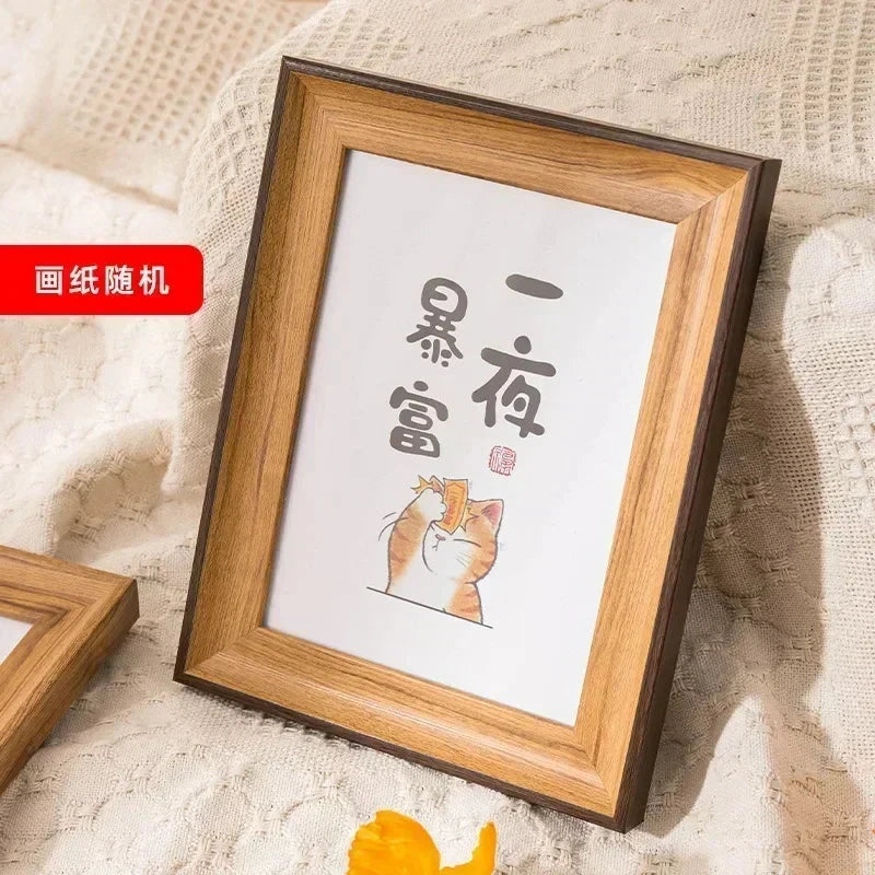 American Simplicity Picture Frame A3 A4 Family Photo Frame Wall Decorative Ornaments for Living Room Bedroom Acrylic Home Decor MoreGet Store