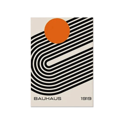 Mid Century Modern Bauhaus Abstract Geometric Posters Wall Art Canvas Painting Prints Pictures Gallery Living Room Interior Home YOUR COZY HOME Store