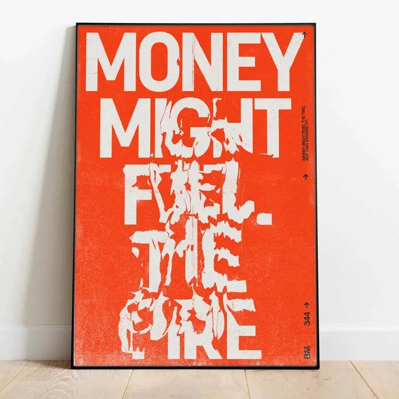 Modern Quotes Posters Retro Inspirational Words Canvas Print Calligraphy Wall Art Canvas Painting for Living Room Home Decor Timeless Art Store