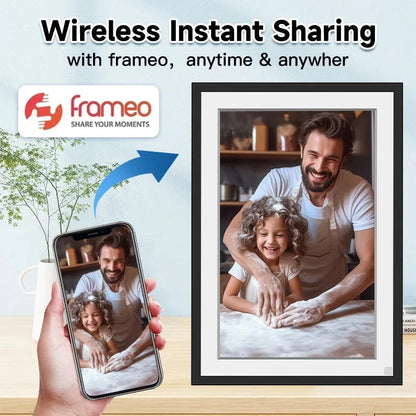 Christmas Gift Frameo 10.1 Inch WiFi Digital Picture Frame，1280 * 800IPS HD Cloud Smart Digital Photo Frame,32GB Storage, Wingmarg Store