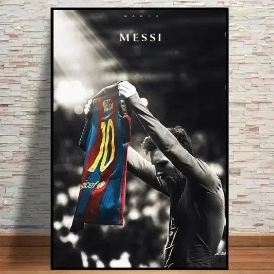 Classic Vintage Wall Art Lionel Messi Football Star HD Canvas Print Poster  Home Living Room Club Decor Collection Gift Shop1104113394 Store