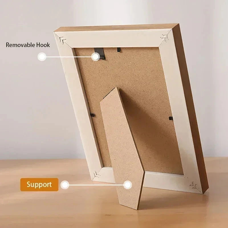 American Simplicity Picture Frame A3 A4 Family Photo Frame Wall Decorative Ornaments for Living Room Bedroom Acrylic Home Decor MoreGet Store