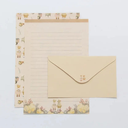 9pcs Cute Envelopes Set Kawaii Letter Pads DIY Postcard Wedding Invitation Card Paper Cover Korean Stationery Office Supplies Sun4rising Stationery Store