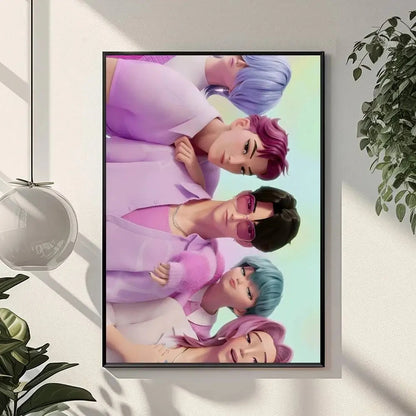 K-KPop D-Demon H-Hunters Sajaboy Poster Art With Prints Home bedroom living room decoration gift Shop1105148117 Store