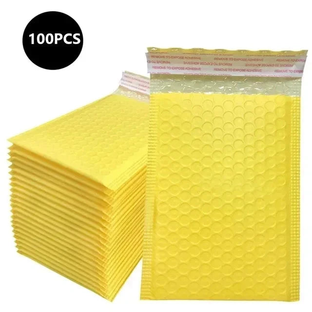 100Pcs Delivery Package Packaging Blue Bubble Envelope Packing Bag Small Business Supplies Envelopes Shipping Packages Mailer JF Office Supplies Store