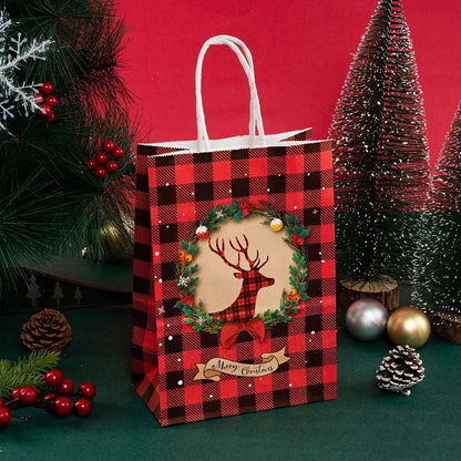 StoBag, Christmas Gift Bags, for kids party supplies, packing candy snack presents, New Year Decor, Reusable non woven, 12/30pcs StoBag Gift Wrap Bag Wholesale Store