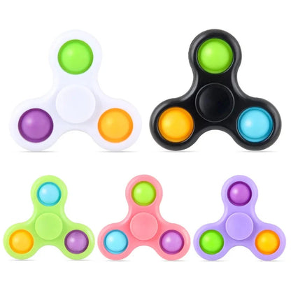 New Fidget Spinner Toys Hand Fingertip Multi-color Spnining Top Stress Relief Decompression Adults Toy Gifts for Boys Girls Fantastic Children Store