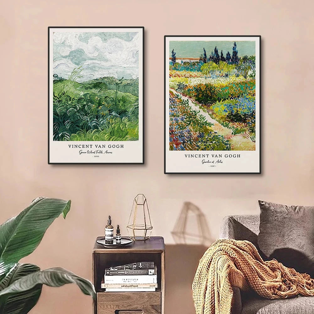 Vincent Van Gogh Writings Prints and Posters Great Work The Starry Night Canvas Painting Decorations for Living Room Wall Art ELEVEN FEEL Store