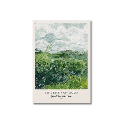 Vincent Van Gogh Writings Prints and Posters Great Work The Starry Night Canvas Painting Decorations for Living Room Wall Art ELEVEN FEEL Store