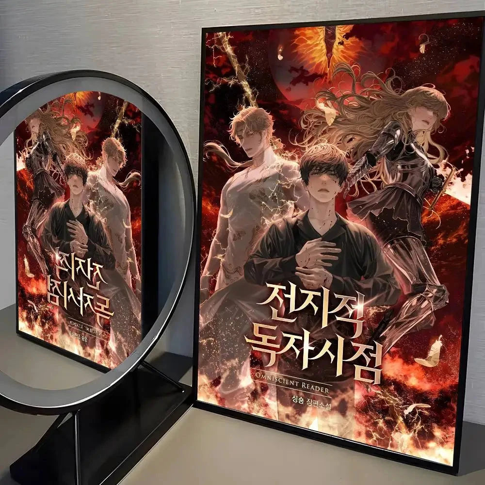 Omniscient R-Reader V-Viewpoint orv Poster Home decor HD sticky wall waterproof home living room bedroom bar decoration YSQ Gift 04 Store