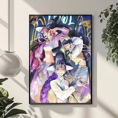 K-KPop D-Demon H-Hunters Sajaboy Poster Art With Prints Home bedroom living room decoration gift Shop1105148117 Store