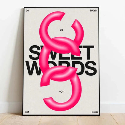 Modern Quotes Posters Retro Inspirational Words Canvas Print Calligraphy Wall Art Canvas Painting for Living Room Home Decor Timeless Art Store