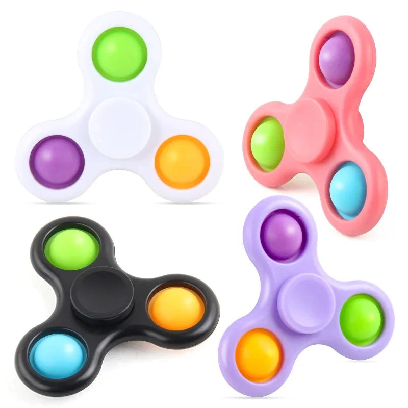 New Fidget Spinner Toys Hand Fingertip Multi-color Spnining Top Stress Relief Decompression Adults Toy Gifts for Boys Girls Fantastic Children Store