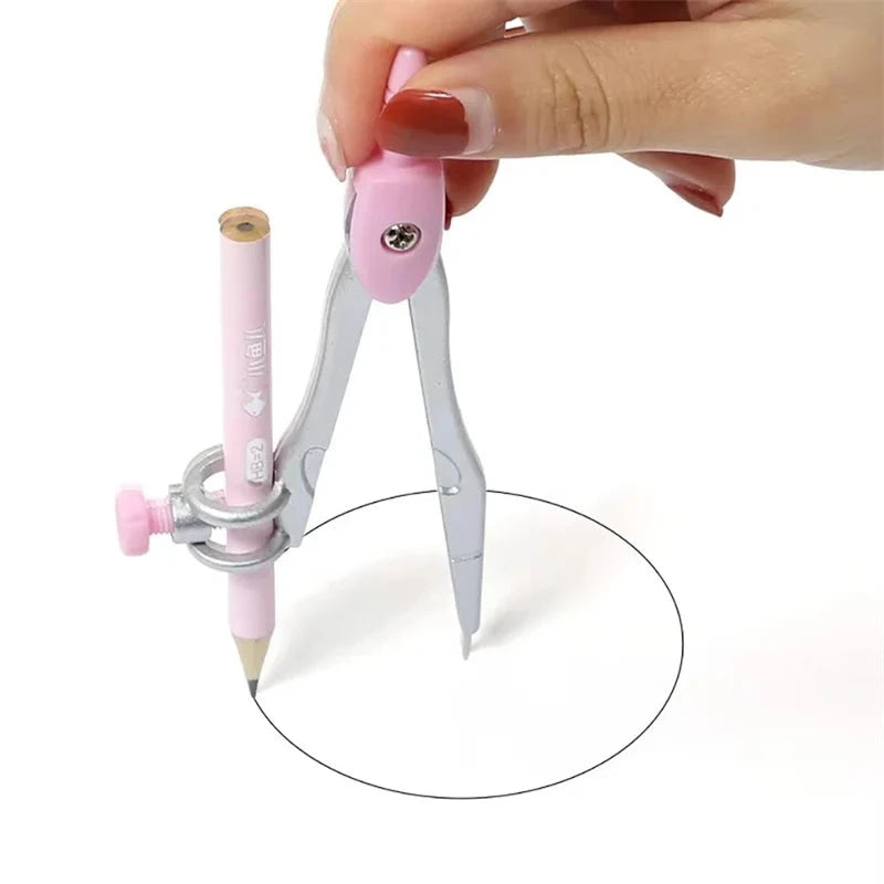 8Pcs/set Pencil Rubber Pencil Sharpener Ruler Set Student Stationery Geometric Mathematics Drawing Tools School Supplies Shop1104007265 Store