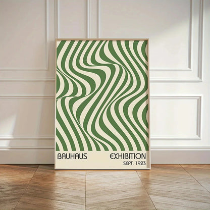 3pcs Bauhaus Geometric Wall Art Prints, Minimalist Modern Posters, Mid-Century Artwork for Home Decor, Unframed Canvas Art Set YQ Minimalism Decor Store