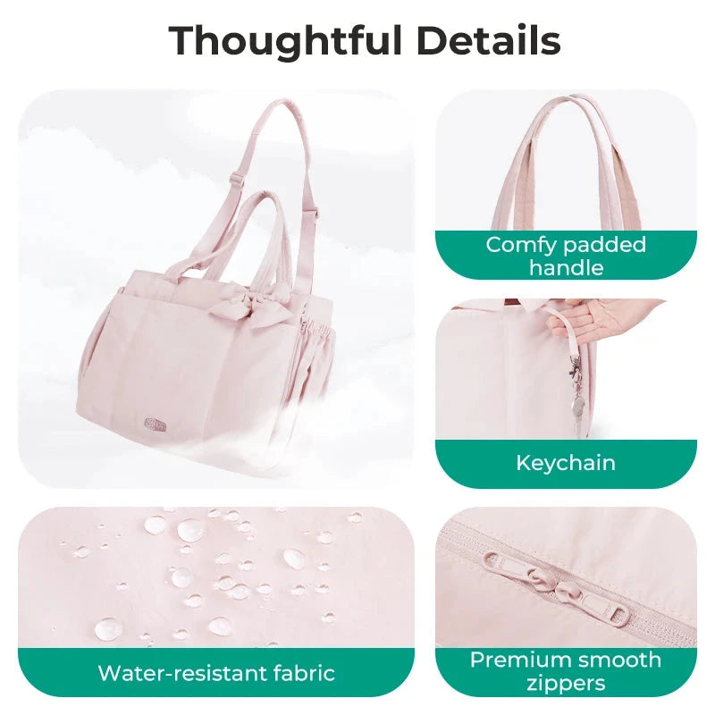 BAGSMART Large Capacity Tote Bag for Women Versatile Commuting Handbag Messenger Multiple Pockets Shoulder Sport Bag BAGSMART Official Store