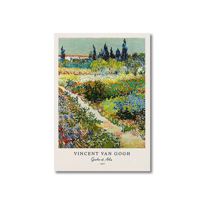 Vincent Van Gogh Writings Prints and Posters Great Work The Starry Night Canvas Painting Decorations for Living Room Wall Art ELEVEN FEEL Store