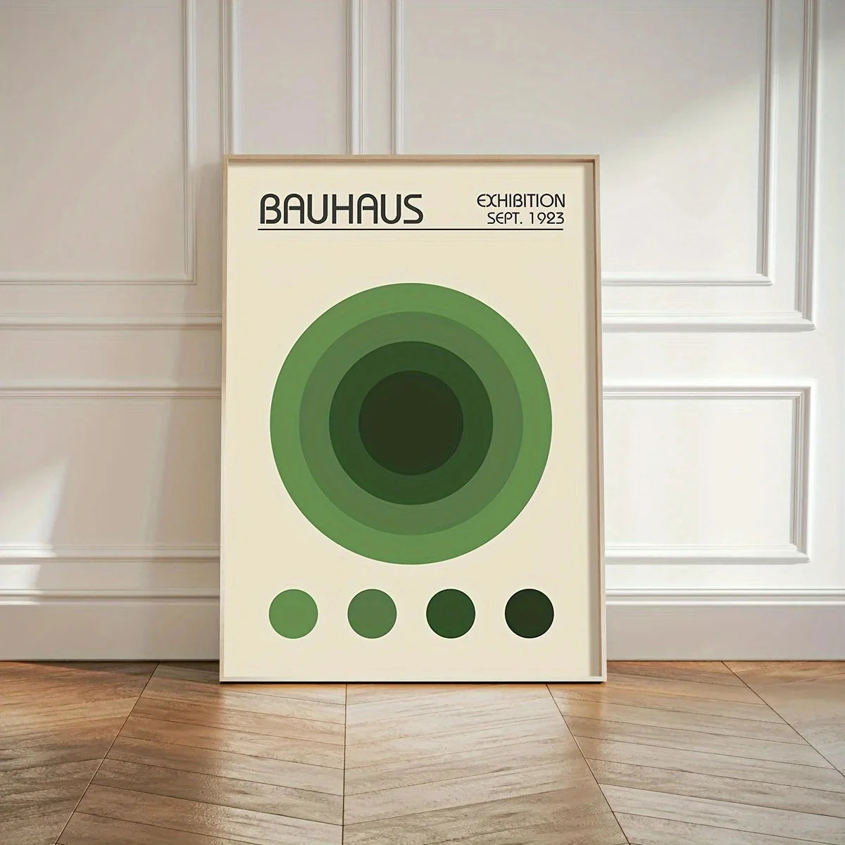 3pcs Bauhaus Geometric Wall Art Prints, Minimalist Modern Posters, Mid-Century Artwork for Home Decor, Unframed Canvas Art Set YQ Minimalism Decor Store