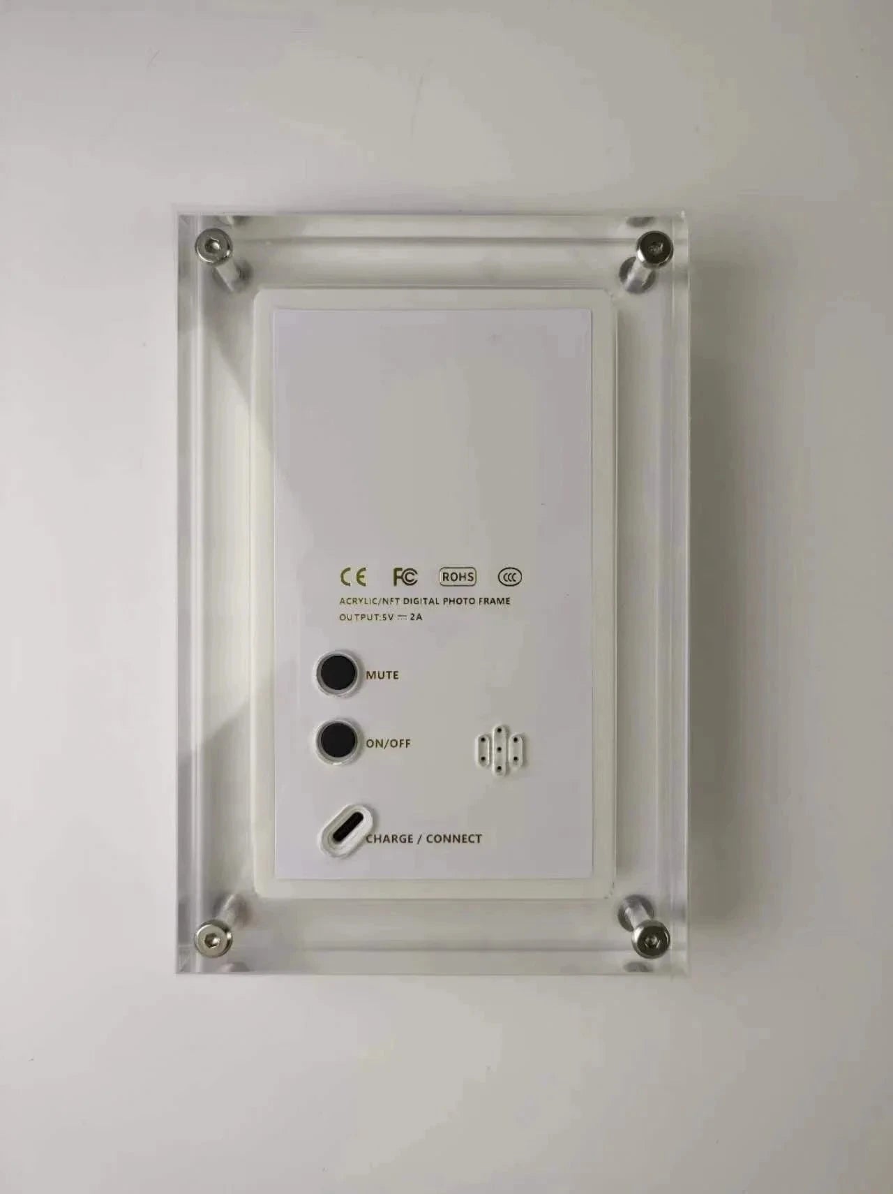 Acrylic Digital Photo Frame 5/7 Inch 1000mAh Vertical Display IPS Screen 4G Memory Battery Porta Retrato Digital 3Life Store