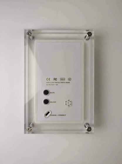 Acrylic Digital Photo Frame 5/7 Inch 1000mAh Vertical Display IPS Screen 4G Memory Battery Porta Retrato Digital 3Life Store