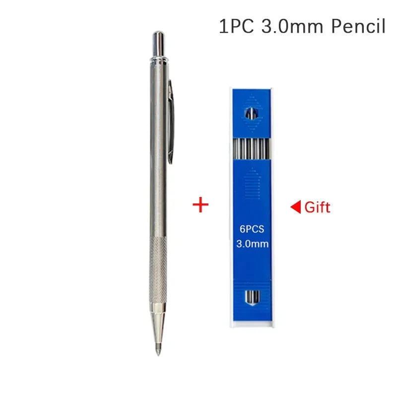 0.3 0.5 0.7 0.9 1.3 2.0mm Mechanical Pencil Set Full Metal Art Drawing Painting Automatic Pencil with Leads Office School Supply MROOFUL Official Store