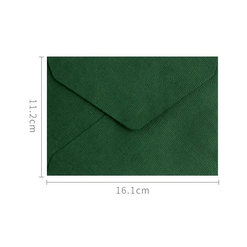 5/10pcs Vintage Linen Envelopes DIY Postcard Wedding Invitation Card Cover Gift Wrap Envelopes Korean Stationery Office Supplies Hotluck Stationery Store